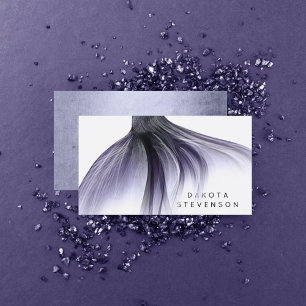 Mermaid Chic Tail Dusty Lavender Purple Branding Business Card