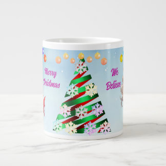 Mermaid Christmas Large Coffee Mug