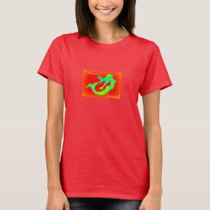 mermaid christmas t-shirt