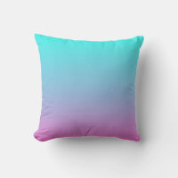 Mermaid colours gradient purple pink aqua ombre