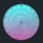 Mermaid colours gradient purple pink aqua ombre dartboard<br><div class="desc">Mermaid colours gradient purple pink aqua ombre home accessories. Mermaid colours room accessories</div>