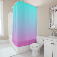 Mermaid colours gradient purple pink aqua ombre