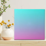 Mermaid colours gradient purple pink aqua ombre tile<br><div class="desc">Mermaid colours gradient purple pink aqua ombre home accessories. Mermaid colours room accessories</div>