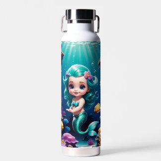 Mermaid Coral: Thermal Tumbler Water Bottle