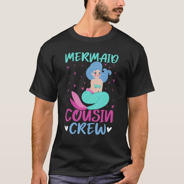 Mermaid Cousin Crew T-Shirt (Front)