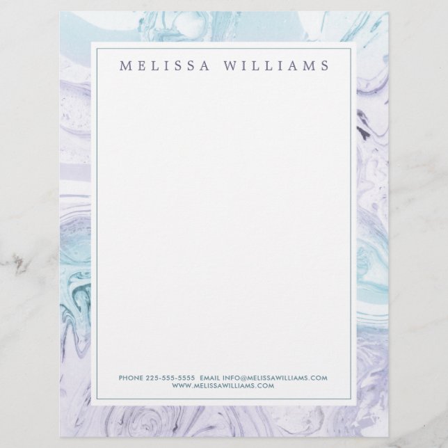Mermaid Creative Professional Modern Letterhead (Front)
