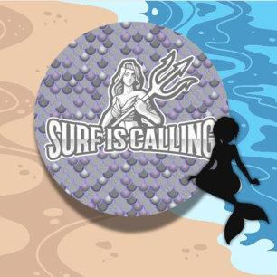Mermaid Cute Grey  Classic Round Sticker