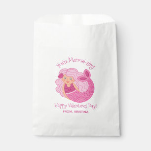 Mermaid Cute Kids Valentines Day Favour Bags