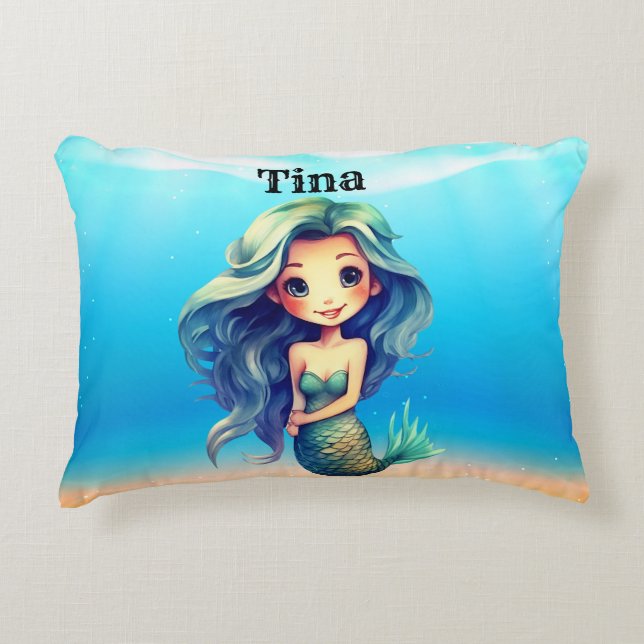 Mermaid Decorative Cushion (Front)