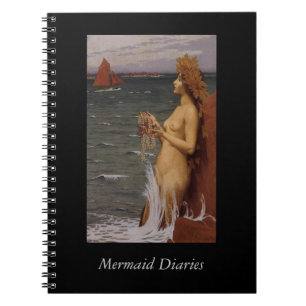 Mermaid Diaries Spiral Notebook
