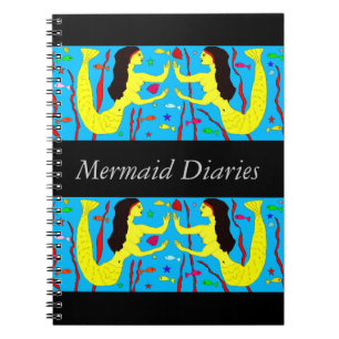 Mermaid Diaries Spiral Notebook