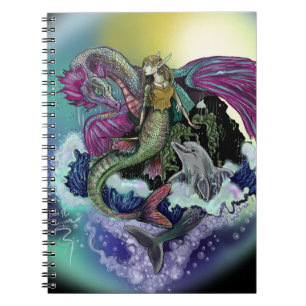 Mermaid & Dolphin~ notebook