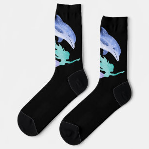 Mermaid, Dolphin Socks