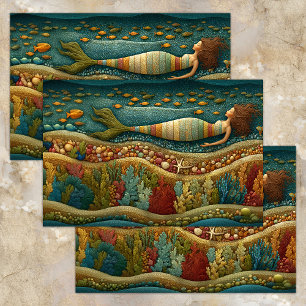 MERMAID DREAMS DECOUPAGE TISSUE PAPER