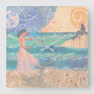 Mermaid Dreams Wall Clock