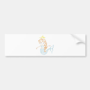 Mermaid Fairy Bumper Sticker