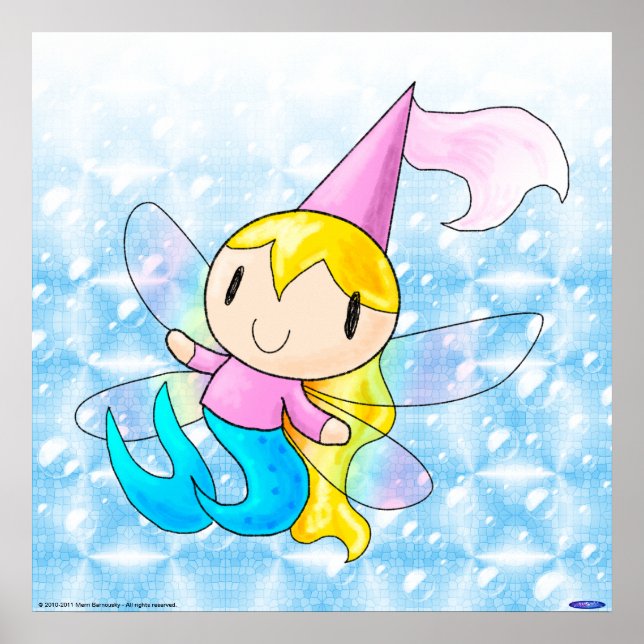 Mermaid Fairy Princess print (Front)