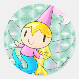 Mermaid Fairy Princess Sticker Sheet