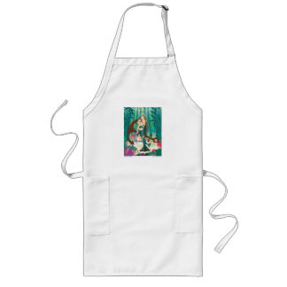 Mermaid Family (brunettes) Long Apron