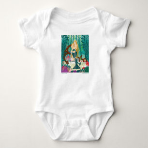 Mermaid Family (dark blondes) Baby Bodysuit
