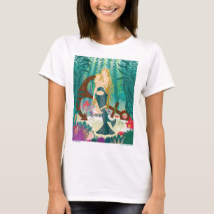 Mermaid Family (dark blondes) T-Shirt