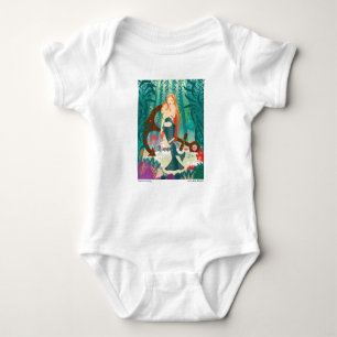 Mermaid Family (redheads) Baby Bodysuit