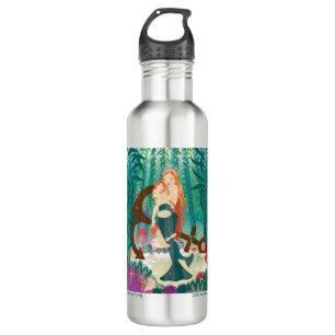 Mermaid Family (redheads) Water Bottle