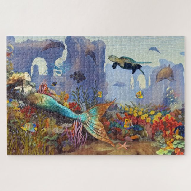 Mermaid Fantasy Jigsaw Puzzle (Horizontal)