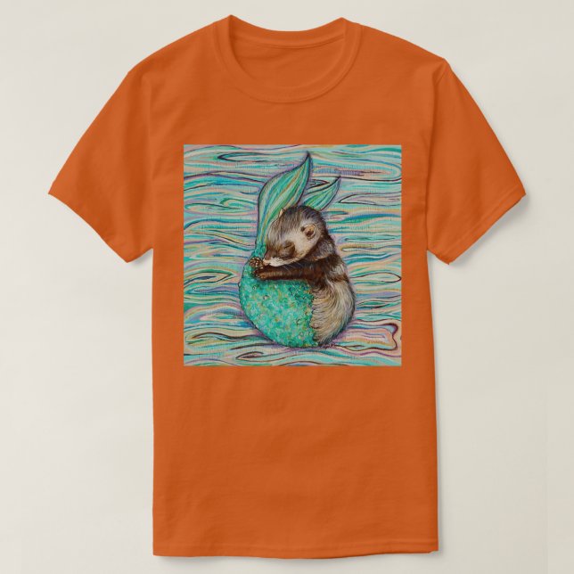 Mermaid ferret  T-Shirt (Design Front)