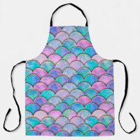 Mermaid fish scale wave japanese seamless pattern.