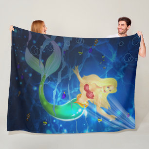Mermaid Fleece Blanket