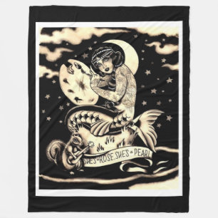 mermaid  fleece blanket
