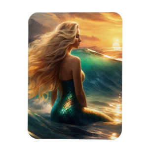 Mermaid Flexible Photo Magnet