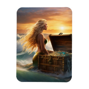 Mermaid Flexible Photo Magnet