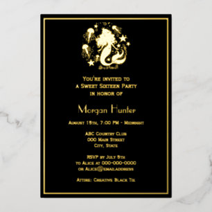 Mermaid Flowing Hair Sea Life Sweet Sixteen