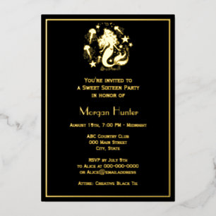 Mermaid Flowing Hair Sea Life Sweet Sixteen