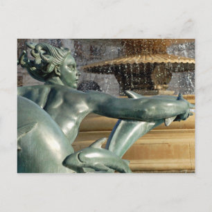 Mermaid Fountain Postcard