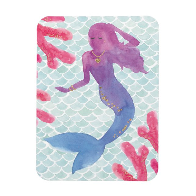 Mermaid Friends I Magnet (Vertical)