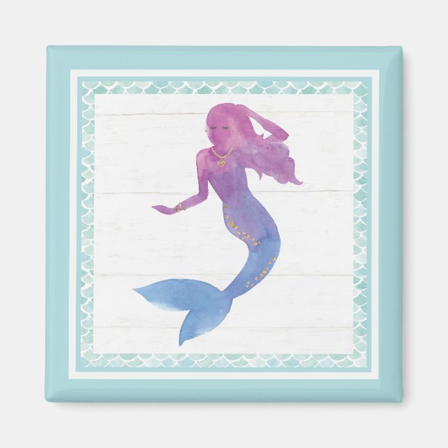 Mermaid Friends III Magnet (Front)