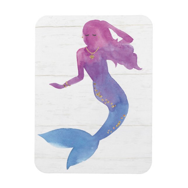 Mermaid Friends III Magnet (Vertical)