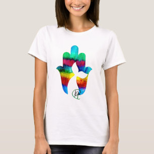 Mermaid Garden Hamsa Art T-Shirt