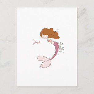 Mermaid Gaze Postcard