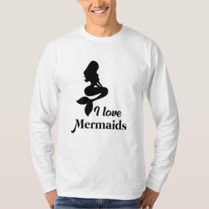 Mermaid Girl Mermaids Cute Sea Funny Birthday Gift T-Shirt