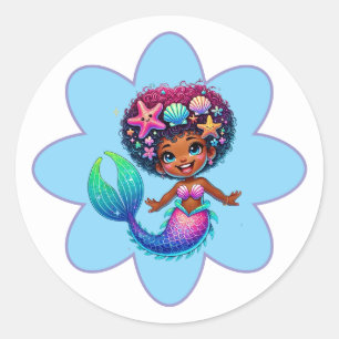 Mermaid Girl Stickers