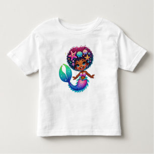 Mermaid Girl Toddler T-Shirt