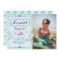 Mermaid Girl's Birthday Party Photo Invitation