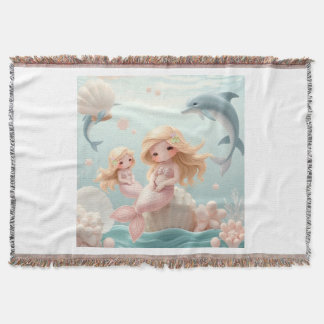 Mermaid Girls Blanket – Under the Sea