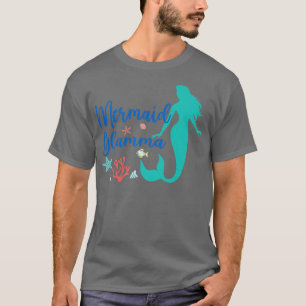 Mermaid Glamma Birthday Girls Family Themed Magica T-Shirt