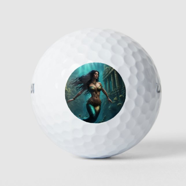 Mermaid Golf Balls (Front)