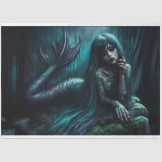 Mermaid Goth Tissue Paper